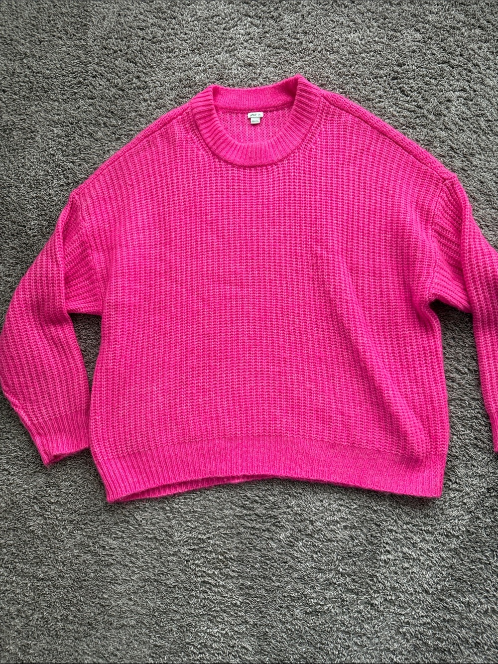 aerie Hot Pink Crewneck Sweater